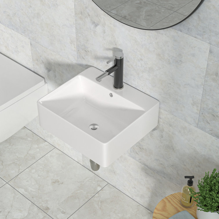 18 Inch Wall Mount Bathroom Sink Rispa